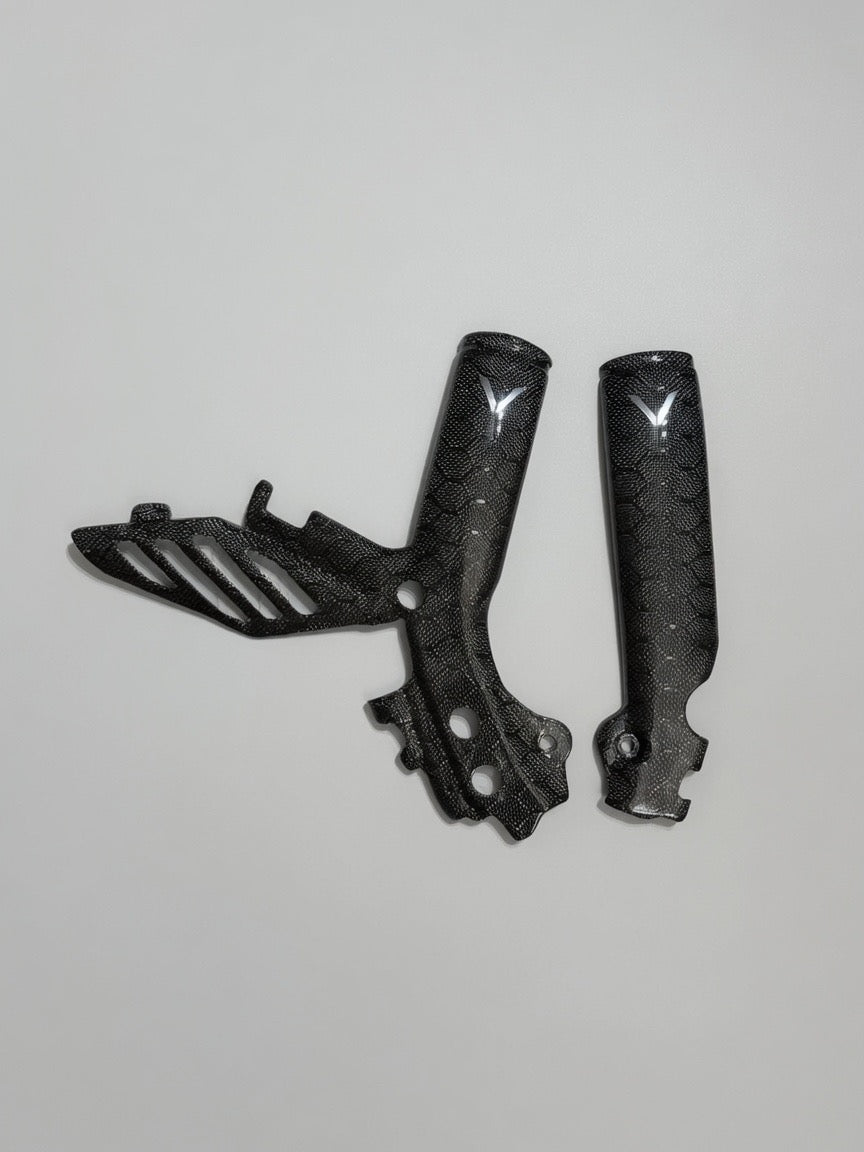 Carbon Fiber Frame Guard, Ktm exc, Husaberg